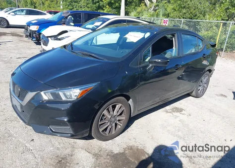 2020 Nissan Versa Sv Xtronic Cvt from USA, damaged, VIN 3N1CN8EV6LL808333